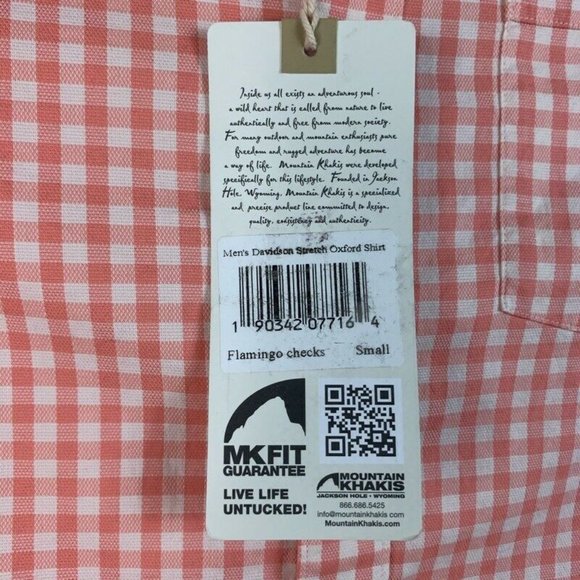 Mountain Khakis Mens Davidson Oxford Shirt New - Picture 9 of 11
